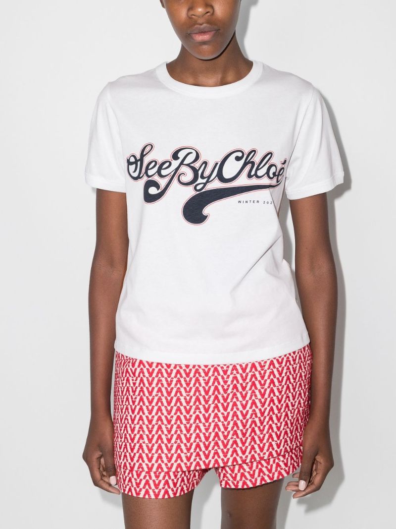Logo Print Cotton T-shirt