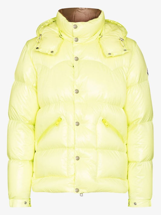 Yellow Coutard Hooded Puffer Jacket