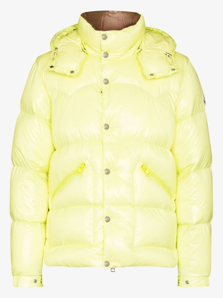 Yellow Coutard Hooded Puffer Jacket