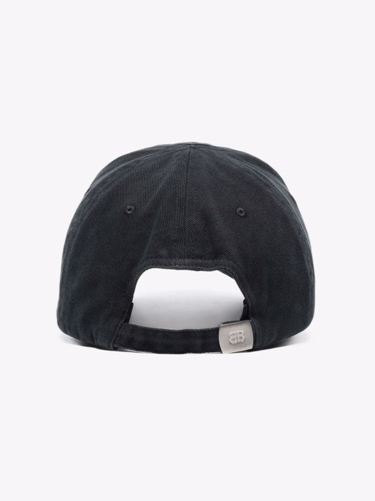 Black Diagonal Logo Baseball Cap