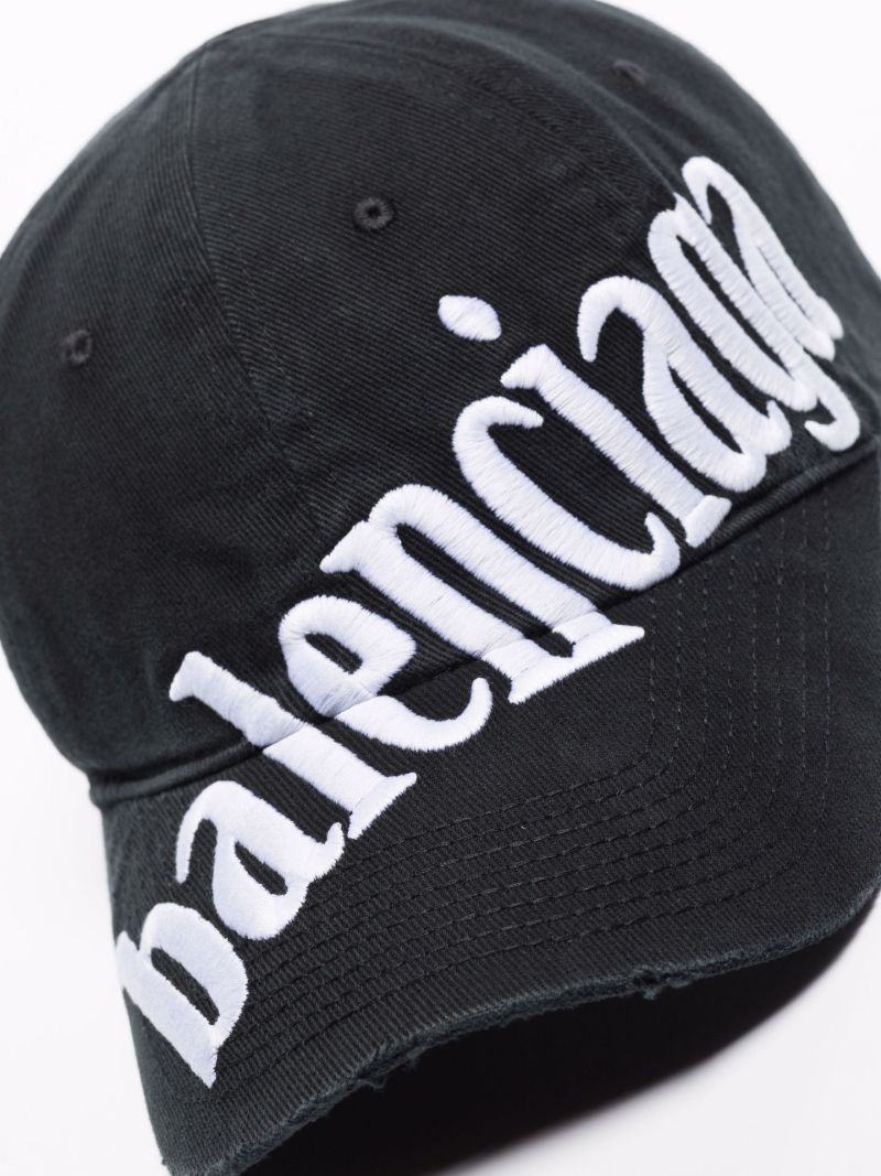 Black Diagonal Logo Baseball Cap