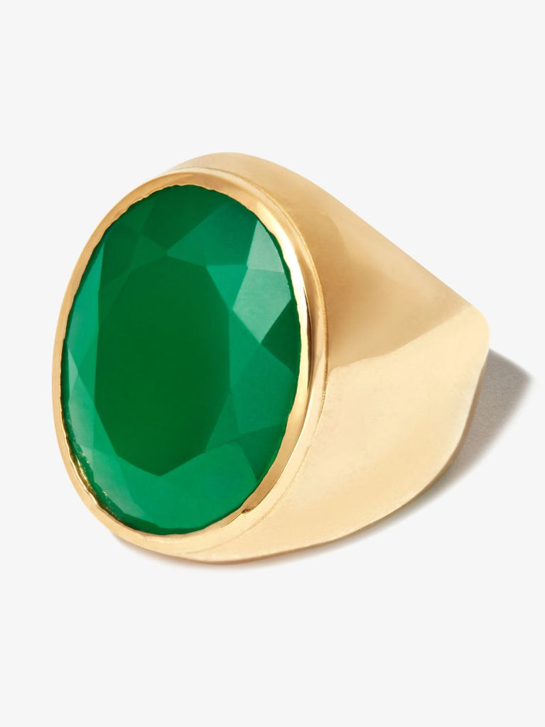 Gold Vermeil Quartz Ring