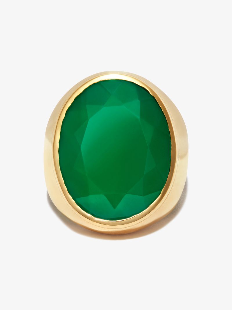 Gold Vermeil Quartz Ring