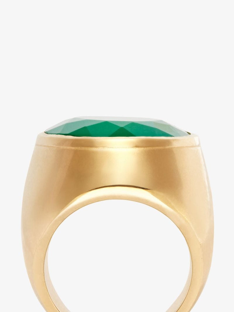Gold Vermeil Quartz Ring