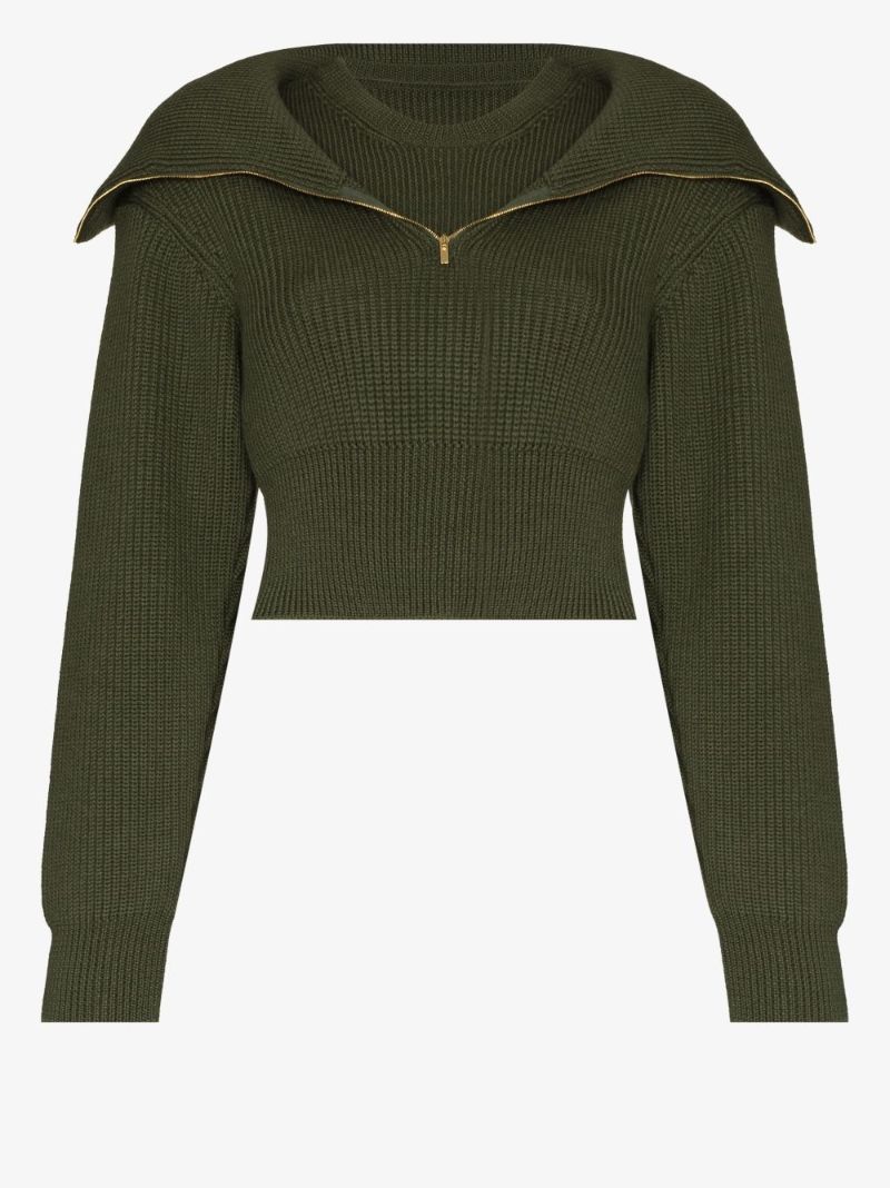 Green La Maille Risoul Wool Sweater