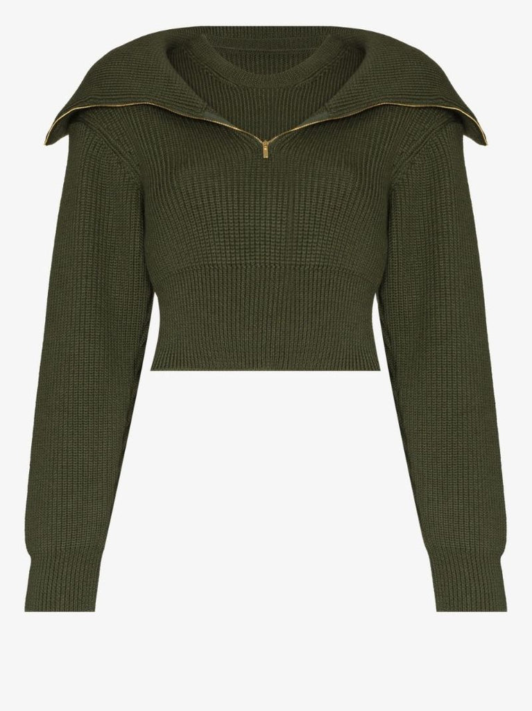Green La Maille Risoul Wool Sweater
