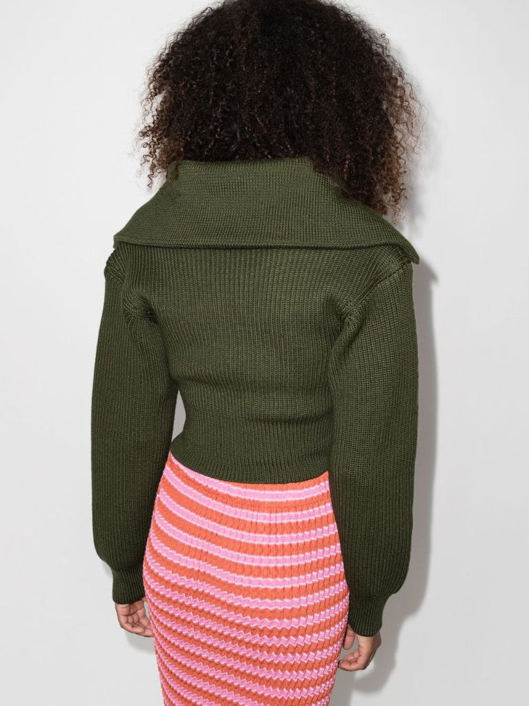 Green La Maille Risoul Wool Sweater