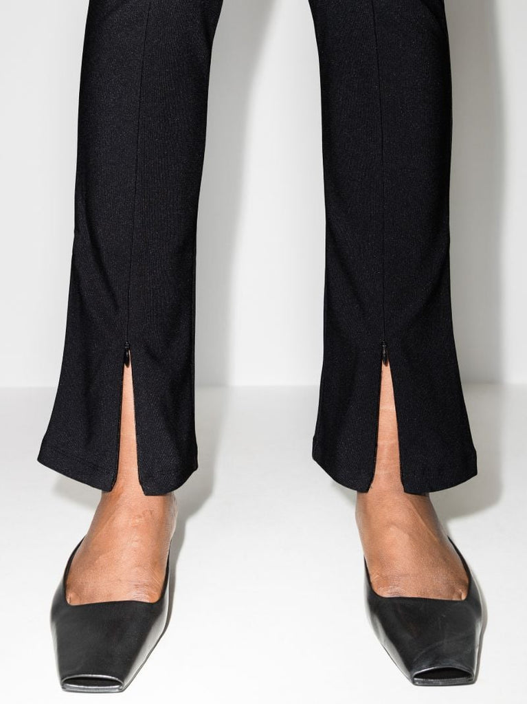 Black Reya Flared Leggings