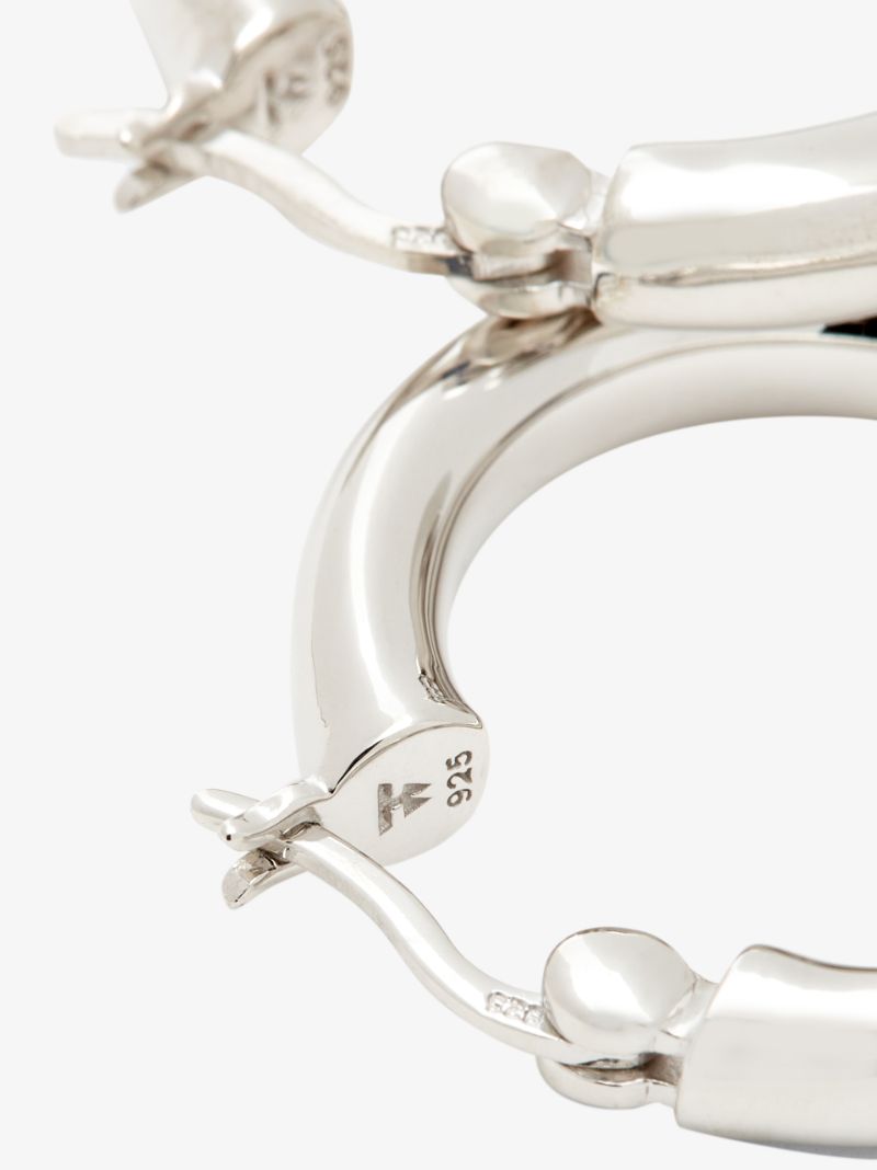 Sterling Silver Classic Medium Hoop Earrings