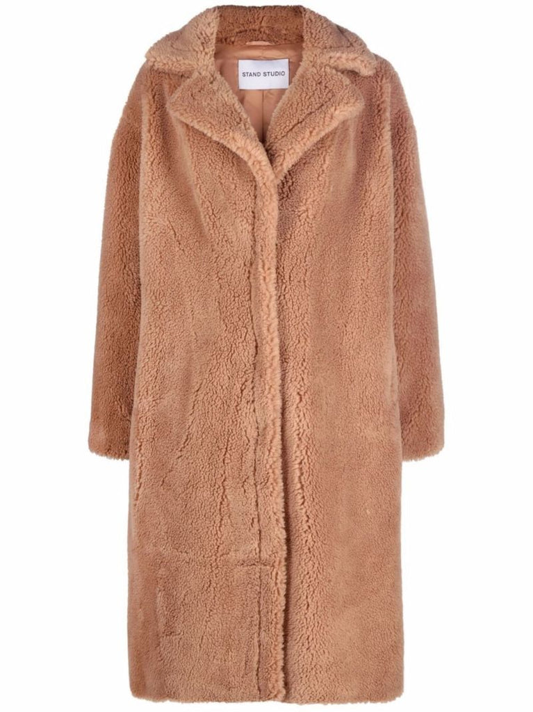 Brown Maria Faux Shearling Coat