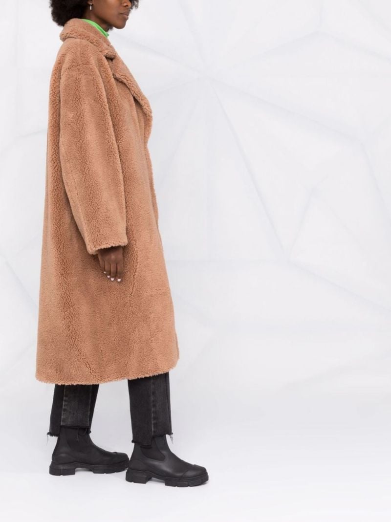 Brown Maria Faux Shearling Coat