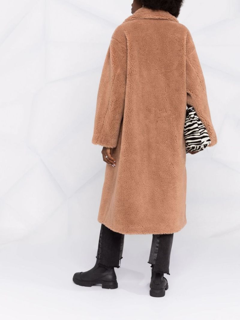 Brown Maria Faux Shearling Coat