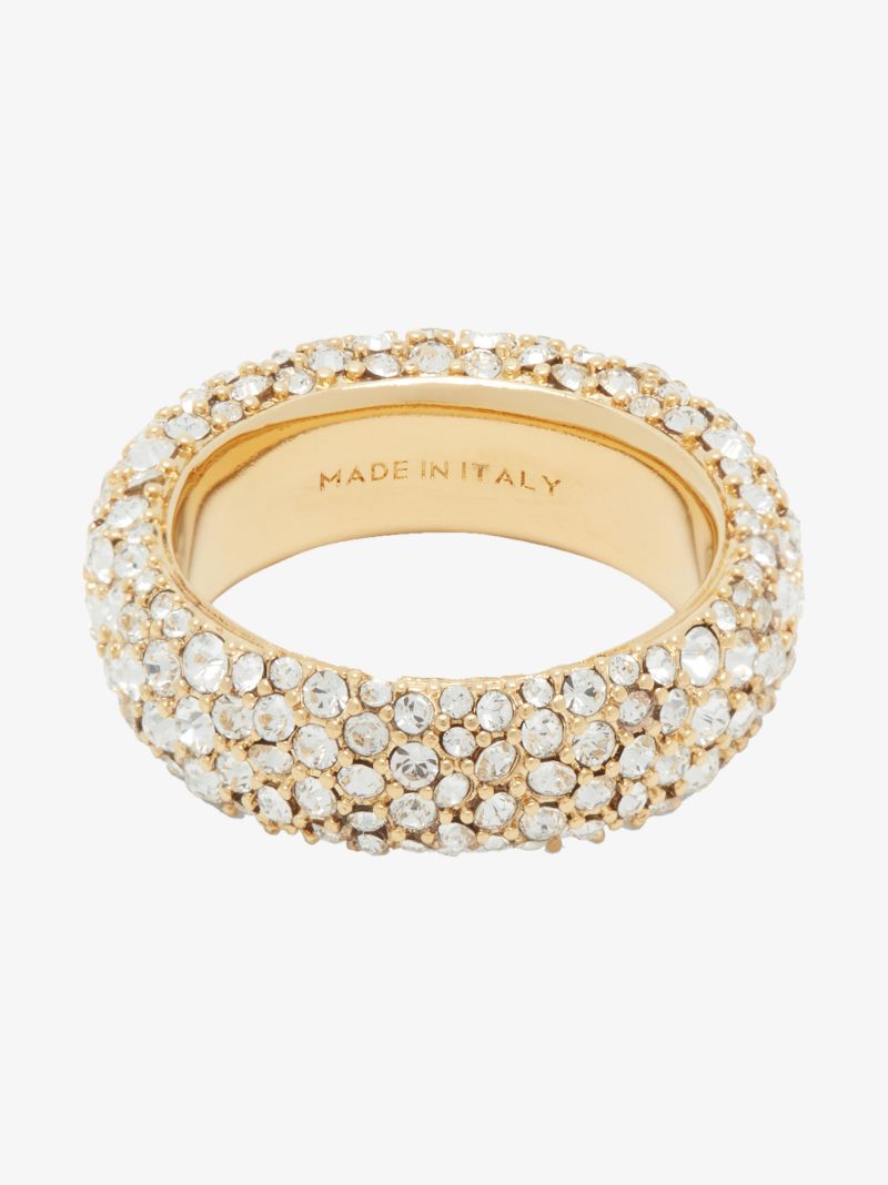 Gold Tone Cameron Crystal Ring