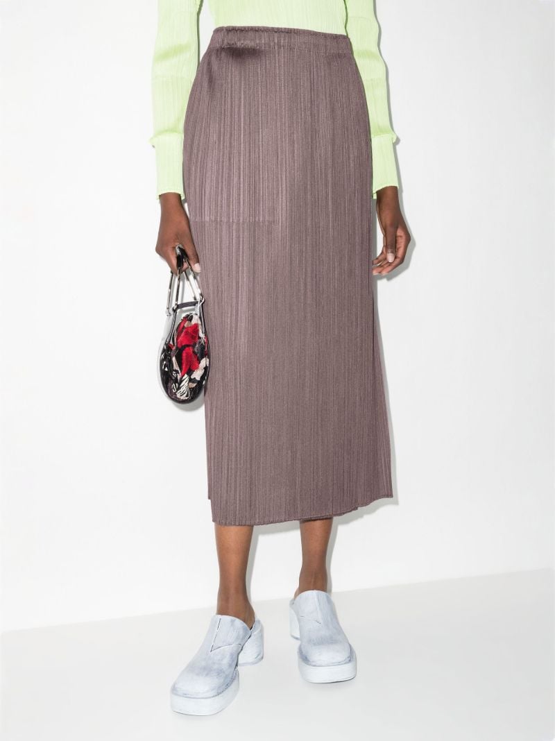 Monthly Colours March PlissÃ_x0083_Â© Midi Skirt