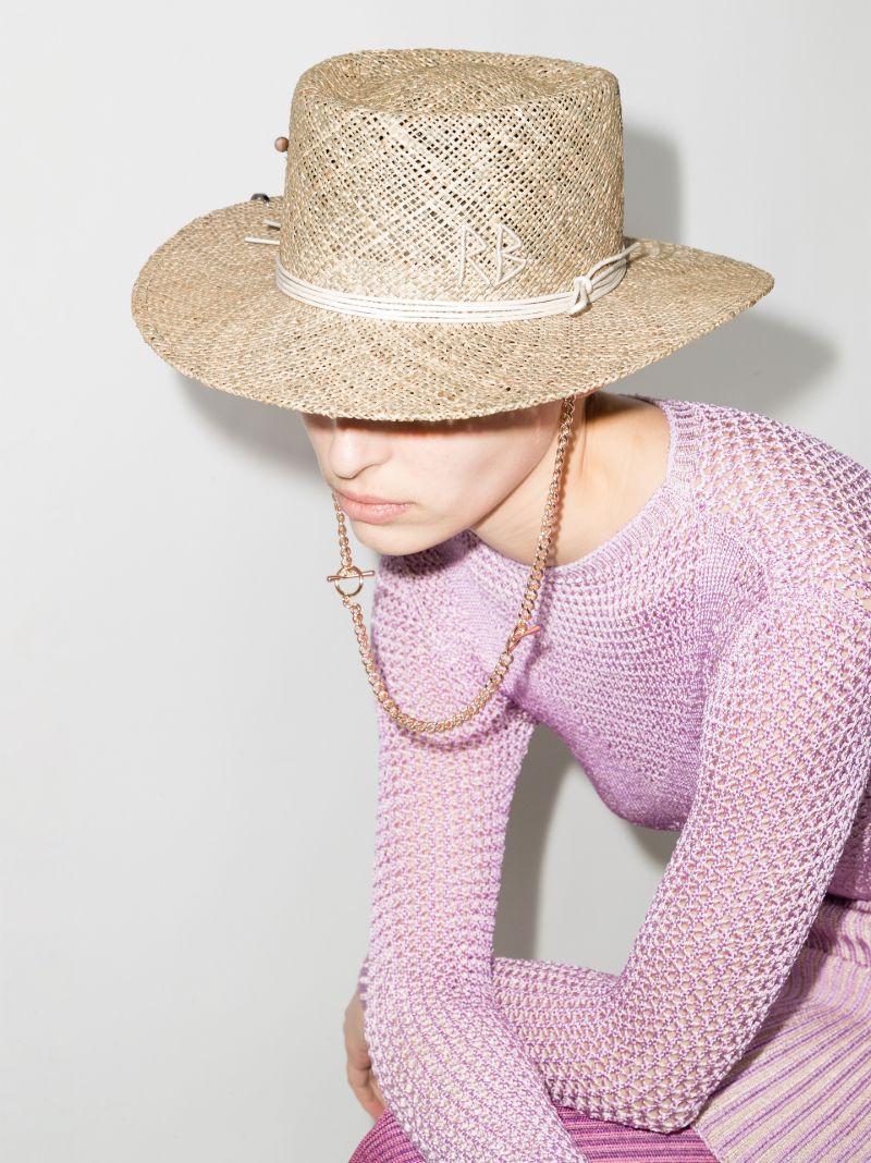 Neutral Gambler Chain Strap Hat