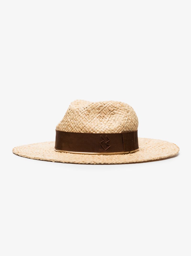 Neutral Chain Strap Fedora Hat