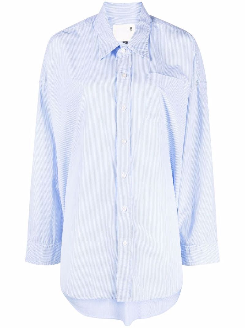 Blue Pinstripe Shirt
