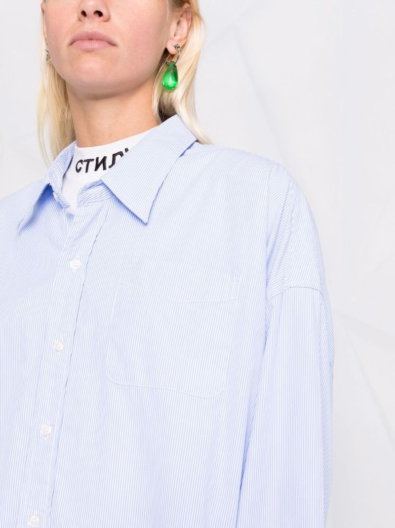 Blue Pinstripe Shirt