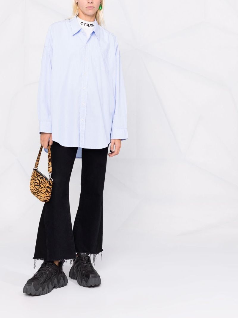 Blue Pinstripe Shirt