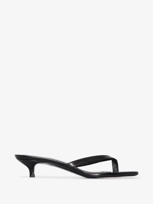 Black 40 Leather Sandals