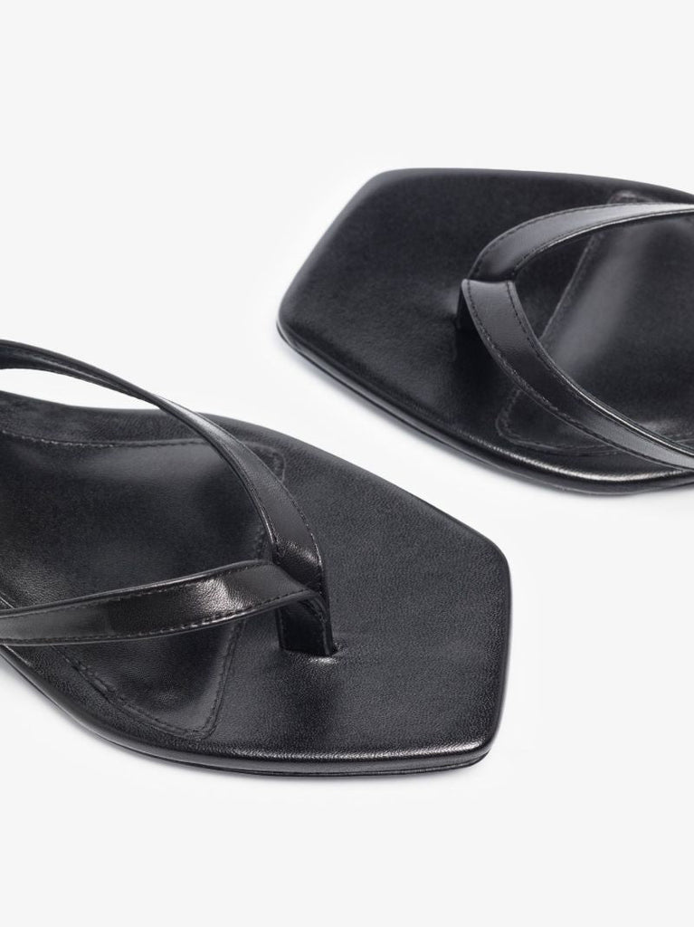 Black 40 Leather Sandals