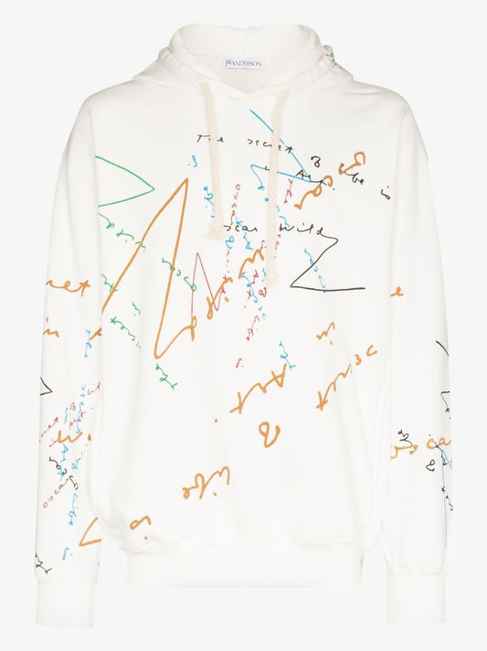 Oscar Wilde Graphic Print Hoodie
