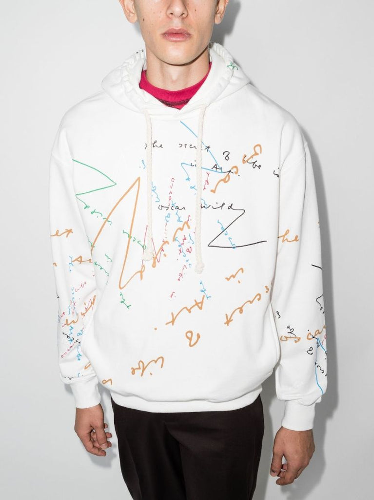 Oscar Wilde Graphic Print Hoodie