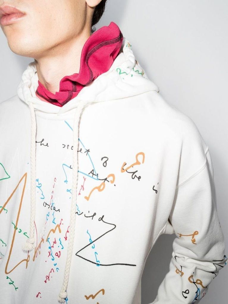 Oscar Wilde Graphic Print Hoodie