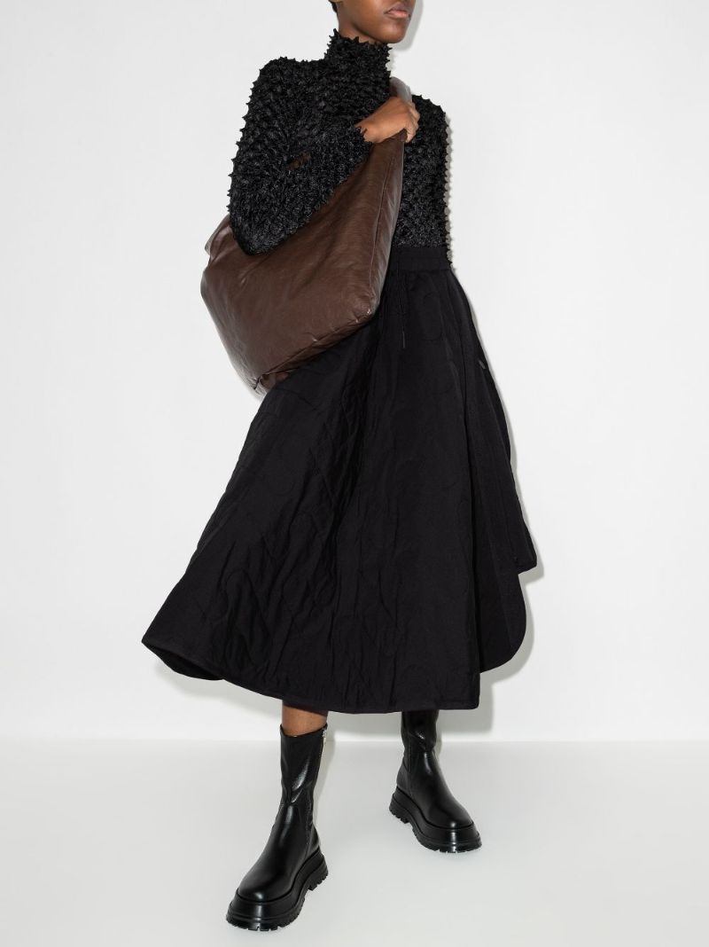 Cloud Quilted Midi Skirt