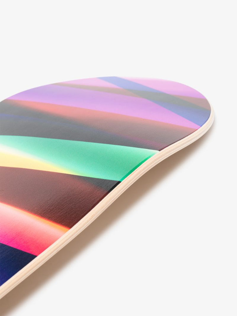 Multicoloured X Walead Beshty Three Colour Curl Skateboard Deck