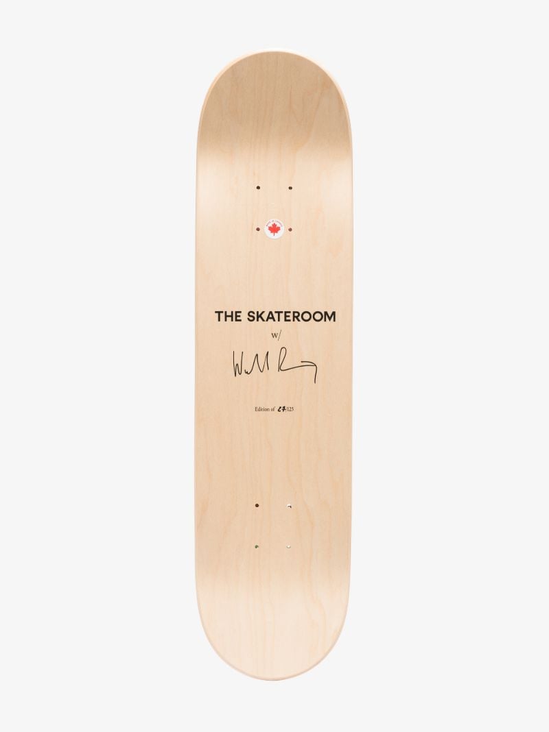 Multicoloured X Walead Beshty Three Colour Curl Skateboard Deck