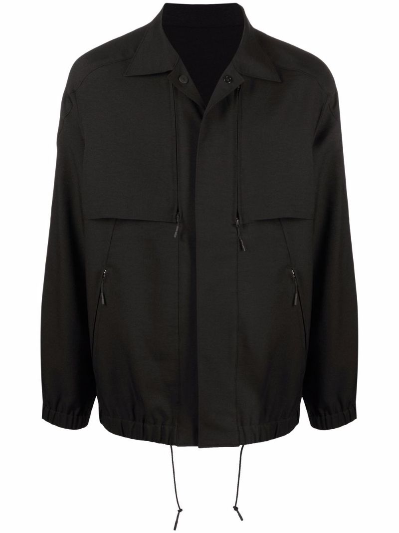 Black Classic Sport Uniform Bomber Jacket