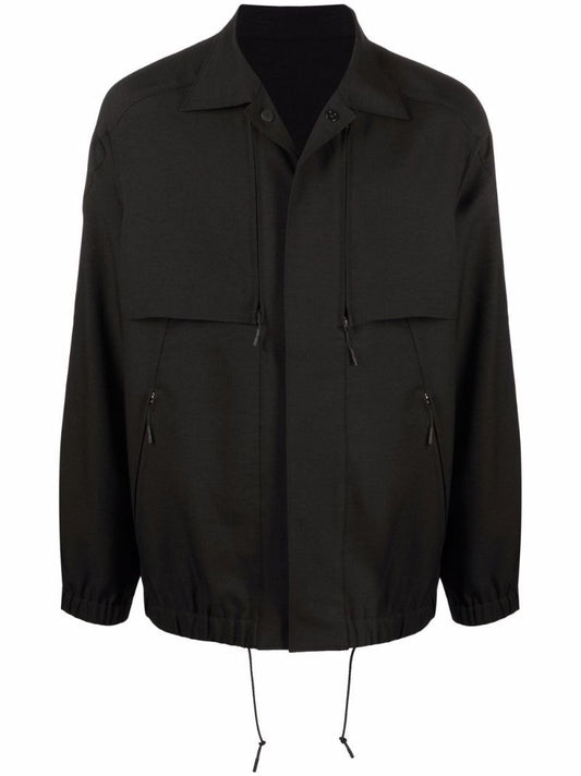 Black Classic Sport Uniform Bomber Jacket