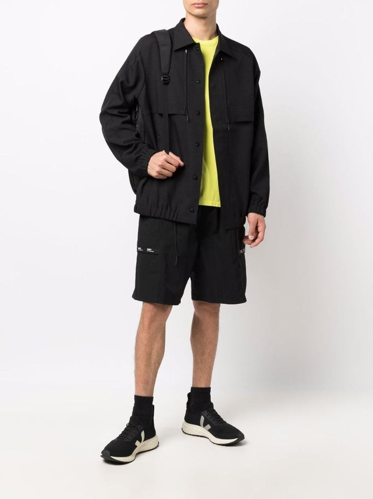 Black Classic Sport Uniform Bomber Jacket