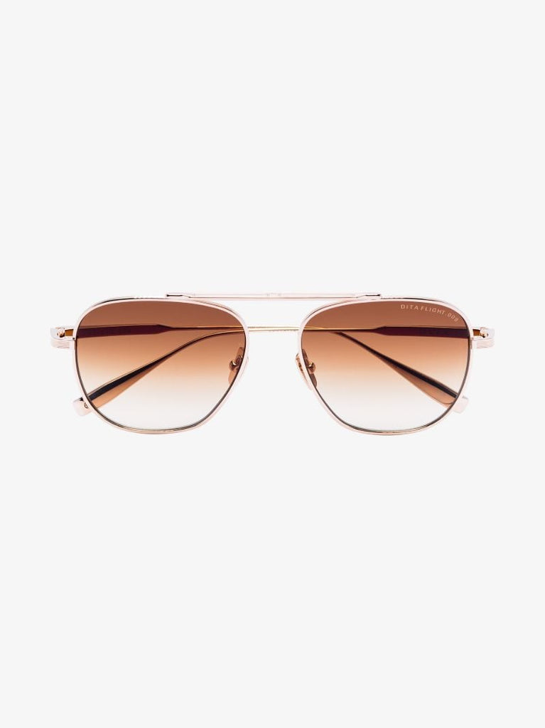 Gold Tone Flight 009 Aviator-style Sunglasses