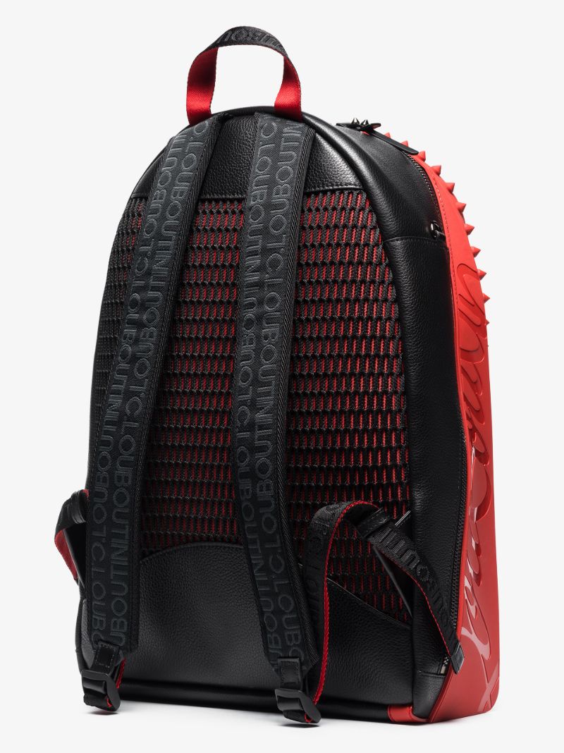 Black Backparis Leather Backpack