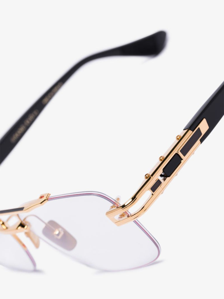 Black and Gold Grand-evo Rx Optical Glasses