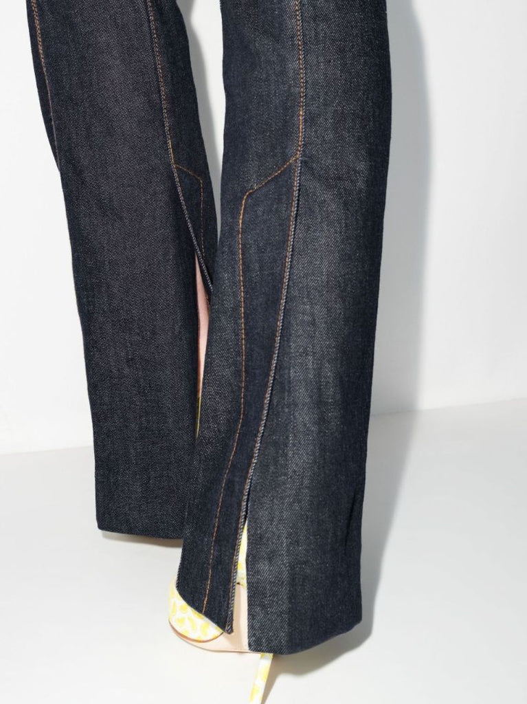 Blue Concert High-waisted Jeans