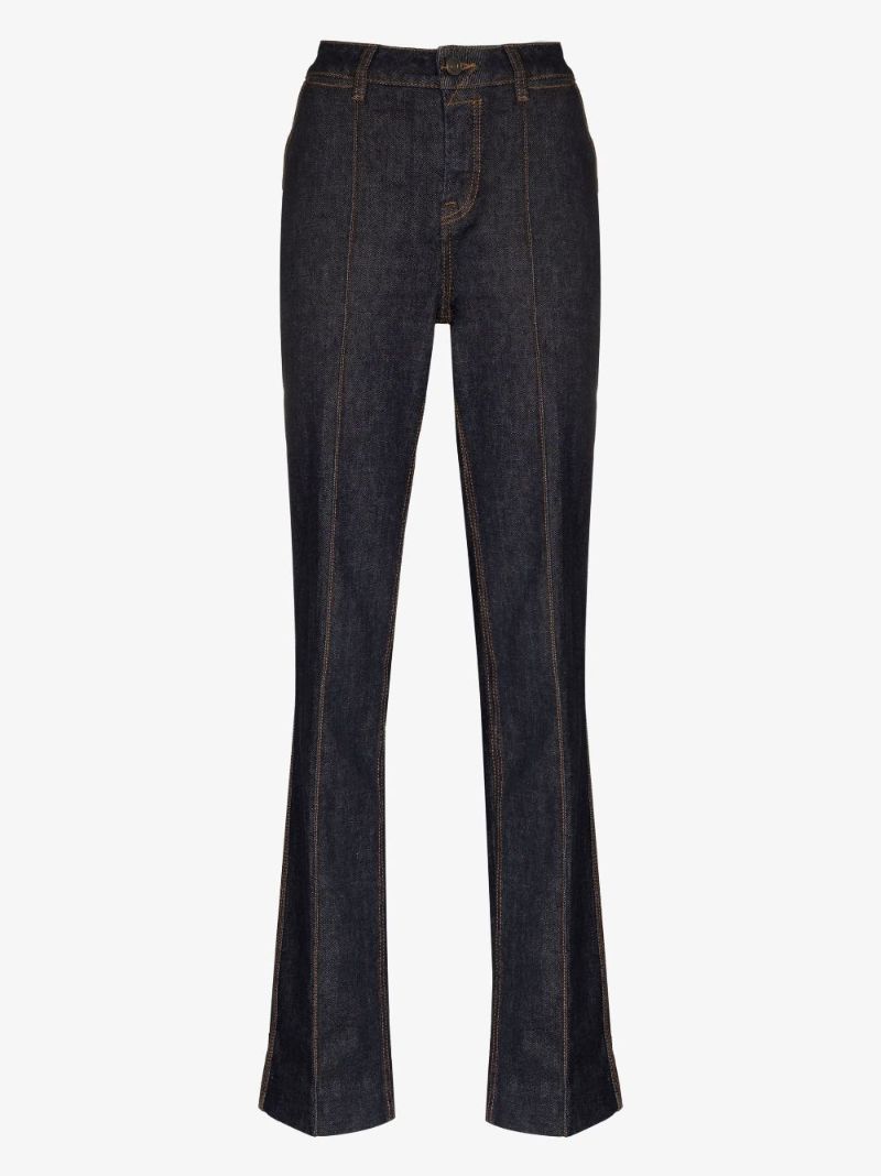 Blue Concert High-waisted Jeans