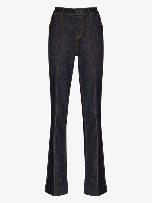 Blue Concert High-waisted Jeans