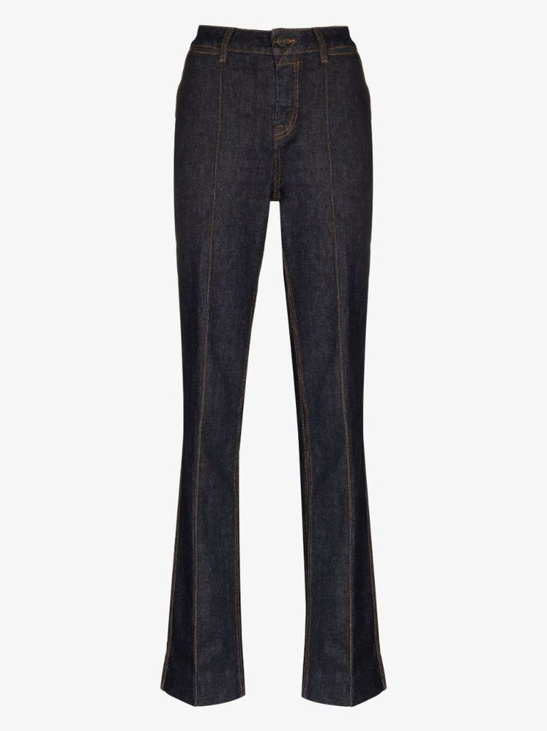 Blue Concert High-waisted Jeans