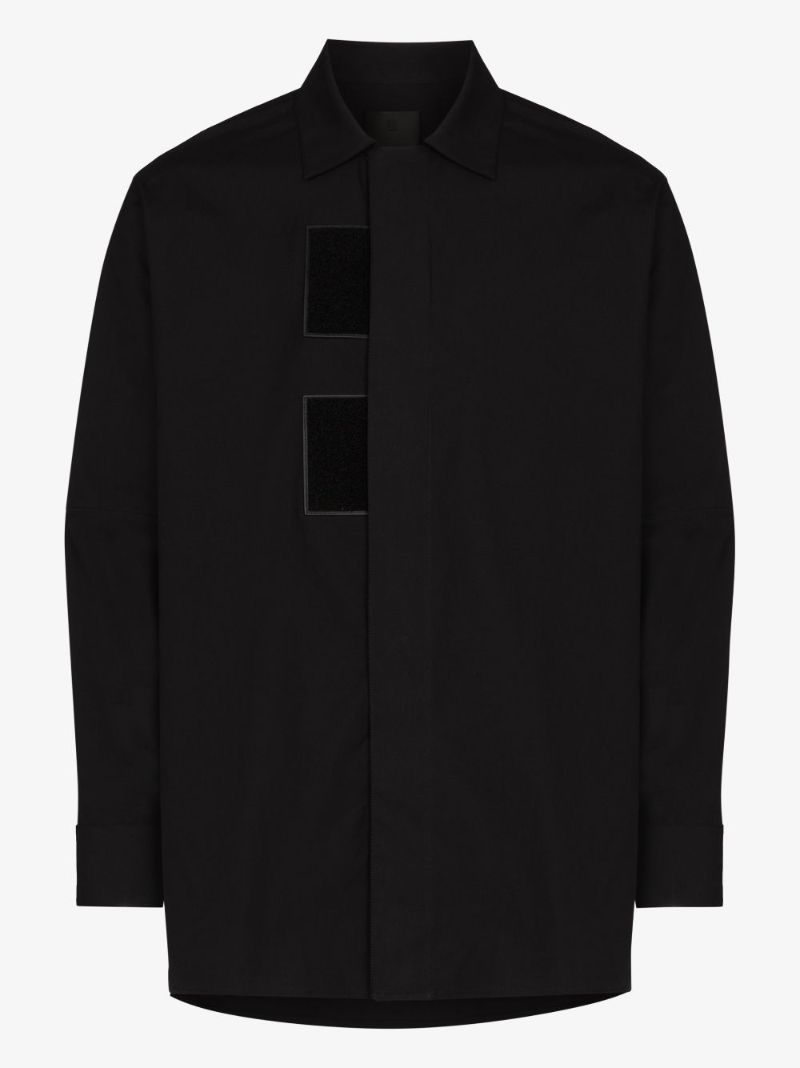 Velcro Patch Cotton Shirt