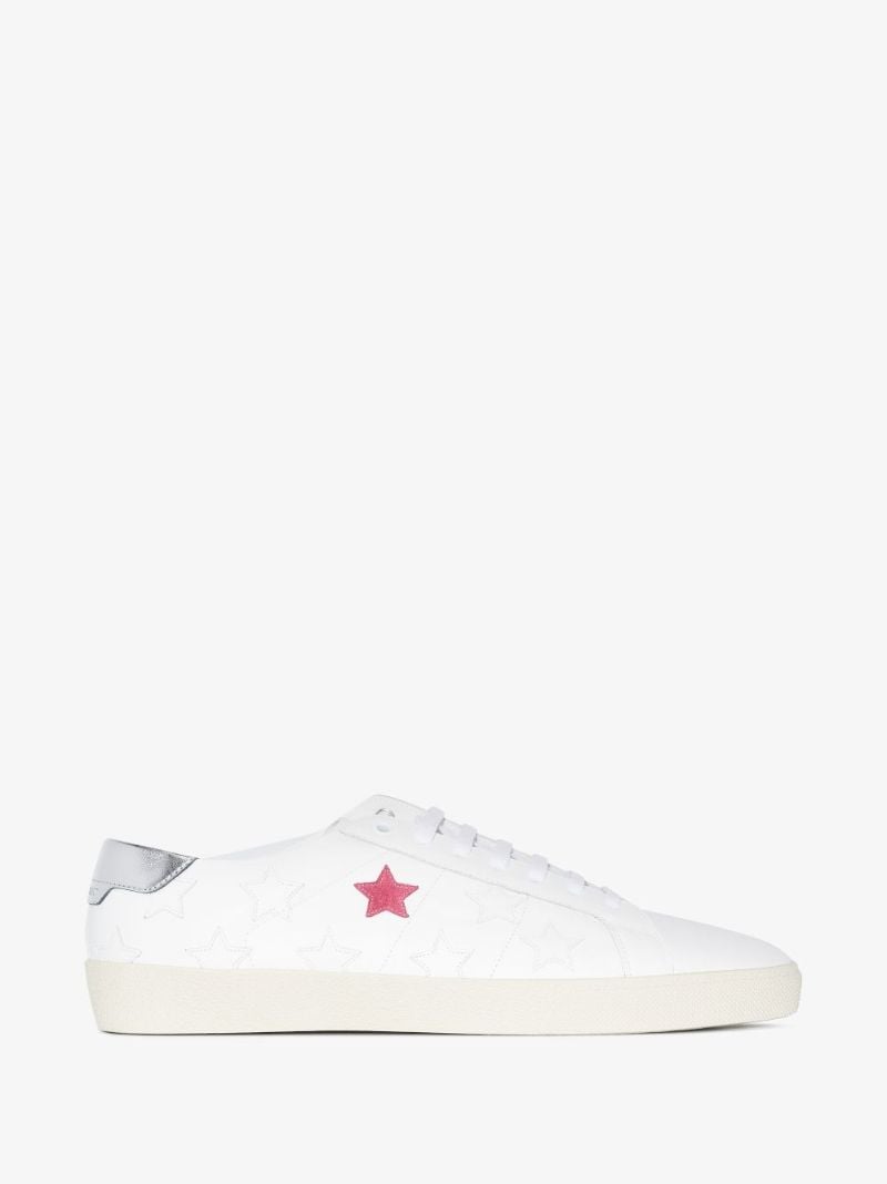 White Court Classic Sl/06 Metallic California Sneakers