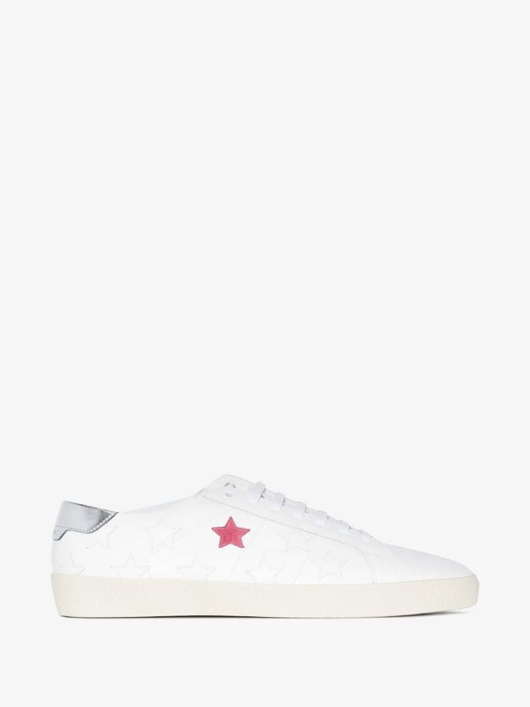 White Court Classic Sl/06 Metallic California Sneakers