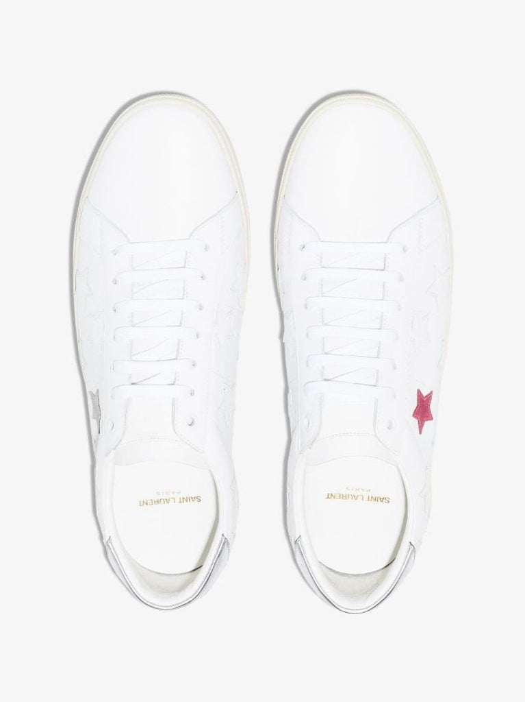White Court Classic Sl/06 Metallic California Sneakers