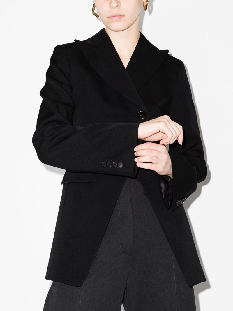 Cutaway Wool Blazer
