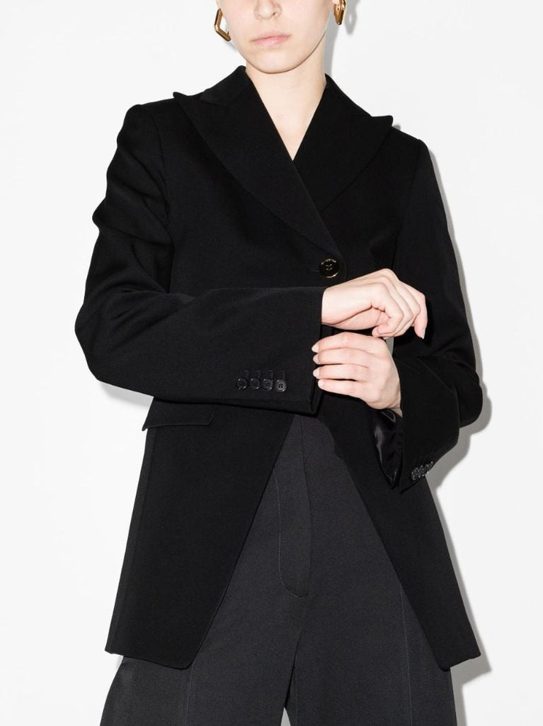 Cutaway Wool Blazer