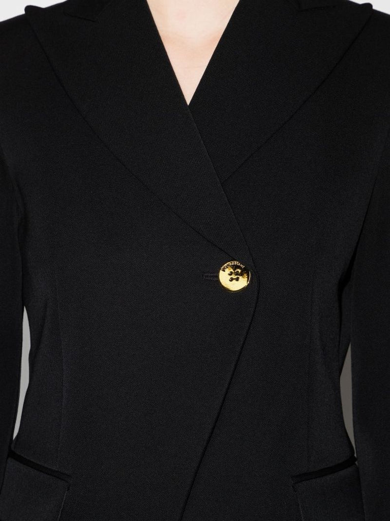 Cutaway Wool Blazer