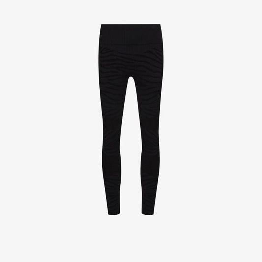 Seamless Zebra Print Yoga Leggings