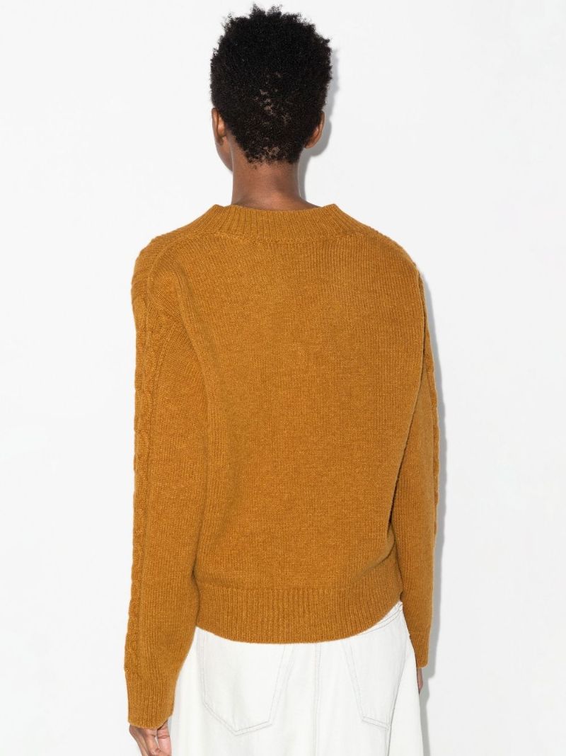 Cable Knit Wool Sweater